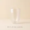 Buzlu dokulu çift cidarlı cam bardak 300 ml