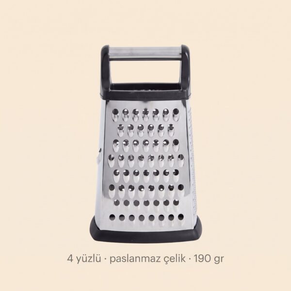 Çok fonksiyonlu 4 yüzlü paslanmaz çelik rende