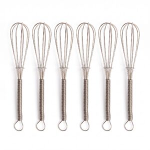 Çırpıcı çay karıştırıcı 6'lı 12 cm paslanmaz çelik