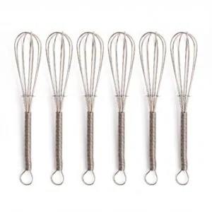 Gümüş Çağ Çırpıcı Çay Karıştırıcı 6'lı 12 cm