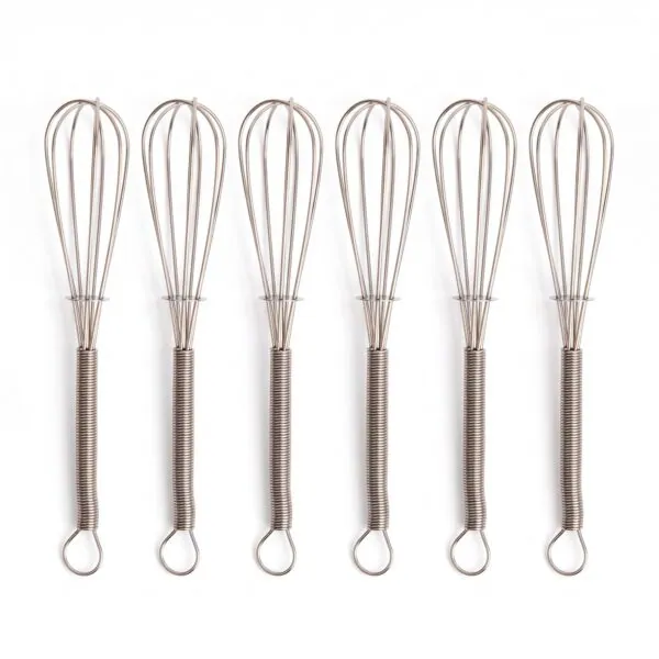 Çırpıcı çay karıştırıcı 6'lı 12 cm paslanmaz çelik