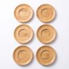 Bambu fincan altlığı 6'lı 10 cm