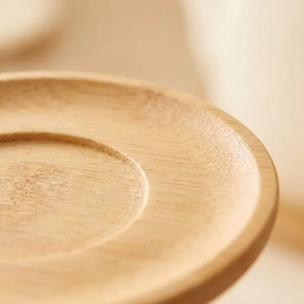 Bambu fincan altlığı 6'lı 10 cm