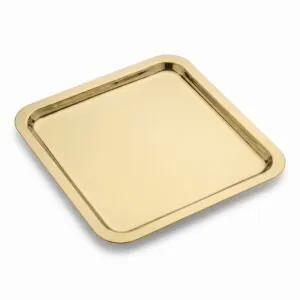 Kare gold sunum tepsisi 21x21 cm