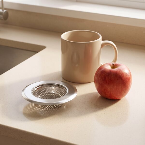 Paslanmaz çelik lavabo süzgeci 11,5 cm