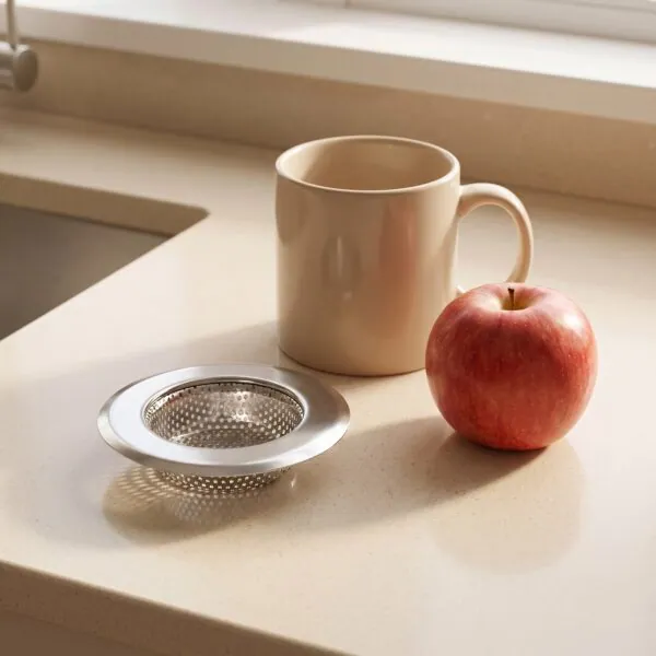 Paslanmaz çelik lavabo süzgeci 11,5 cm