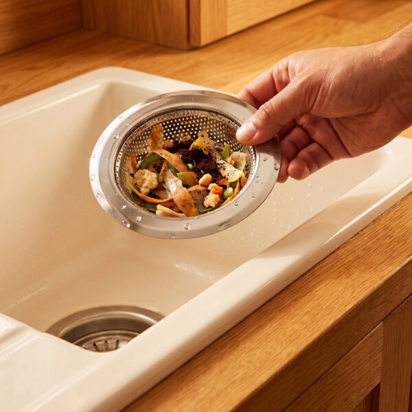 Paslanmaz çelik lavabo süzgeci 11,5 cm