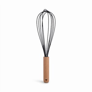 Ahşap saplı metal çırpıcı 26 cm