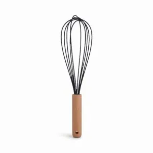 Ahşap saplı metal çırpıcı 26 cm
