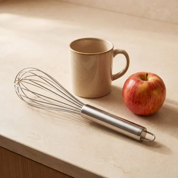 Metal çırpıcı 30 cm standart boy, paslanmaz tel