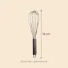 Metal çırpıcı 35 cm büyük boy, paslanmaz tel