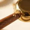 Gold mini ölçek seti 4 parça ahşap saplı