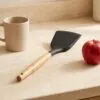 Bambu saplı silikon açılı spatula
