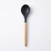 Bambu saplı silikon kaşık 32 cm