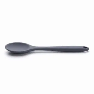 Antrasit tek parça silikon kaşık 27 cm