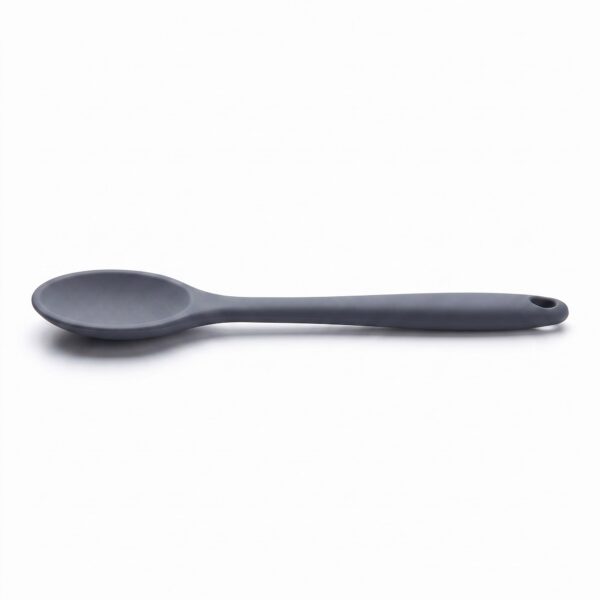 Antrasit tek parça silikon kaşık 27 cm