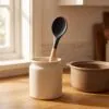 Bambu saplı silikon kaşık 32 cm