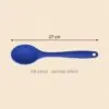 Yumuşak Yanmaz Silikon Kaşık 27 cm Mavi – olculer