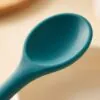 Yumuşak Yanmaz Silikon Kaşık 27 cm Turkuaz – tek parca detay