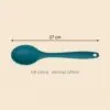 Yumuşak Yanmaz Silikon Kaşık 27 cm Turkuaz – olculer