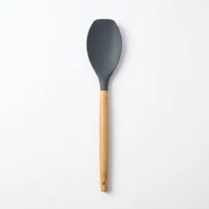 Bambu saplı silikon spatula 32 cm
