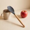 Bambu saplı silikon spatula 32 cm