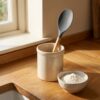 Bambu saplı silikon spatula 32 cm