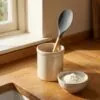 Bambu saplı silikon spatula 32 cm