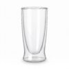 Çift cidarlı uzun cam bardak 350 ml