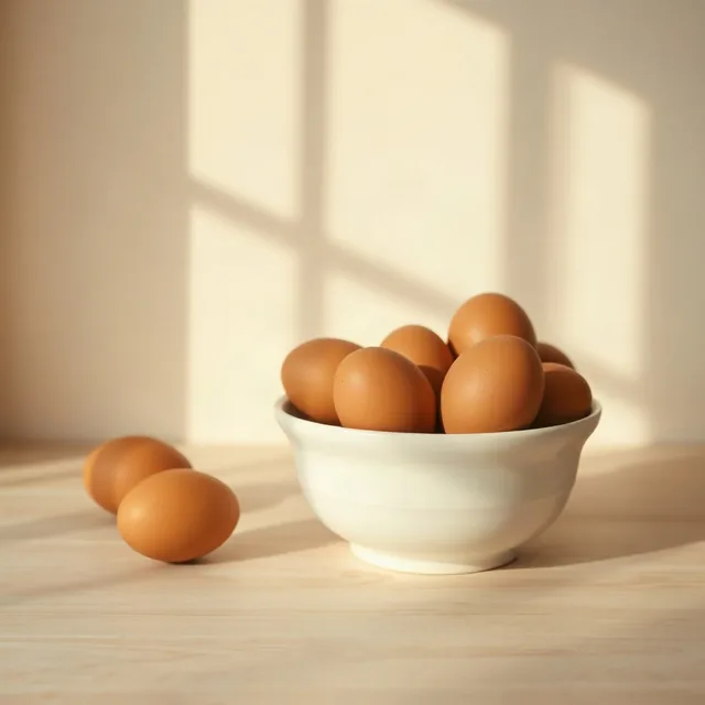 Yumurta akı için kap kuru olmalı