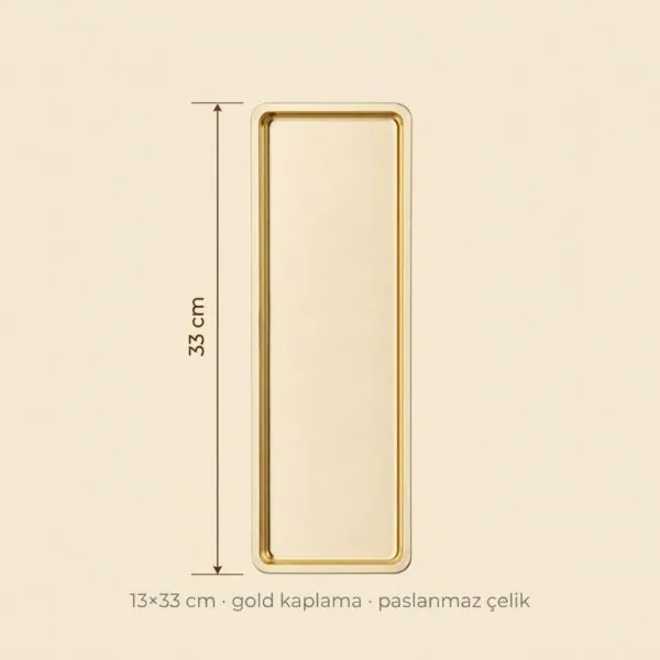 Altın Çağ Sunum Tepsisi 33×13 cm – olculer