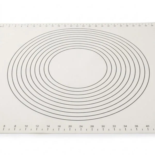 Yumuşak Ölçülü Hamur Açma Matı 45×65 cm Bej – ana beyaz zemin