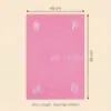 Yumuşak Ölçülü Hamur Açma Matı 45×65 cm Pembe – olculer