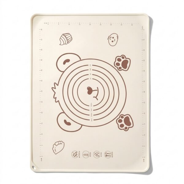 Silikon Hamur Açma Matı 50×70 cm – Krem – ana beyaz zemin