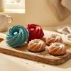 Yumuşak Rengarenk Mini Göbekli Kek Kalıbı 4'lü – cikarilmis kekler
