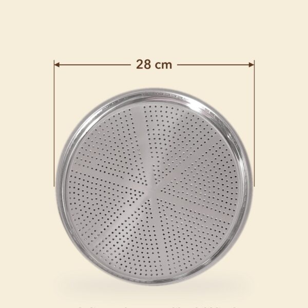 Fırın Ustası Paslanmaz Pizza Tepsisi 28 cm – olculer