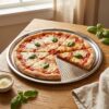 Fırın Ustası Paslanmaz Pizza Tepsisi 36 cm – pizza sunumu