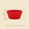 Yumuşak Rengarenk Silikon Muffin Kalıbı 5'li – olculer
